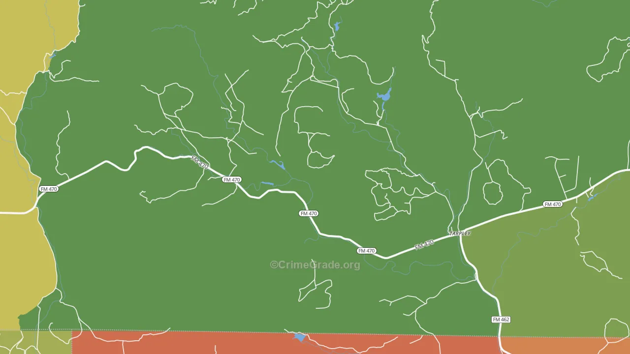 78883, TX Map of Theft Rates