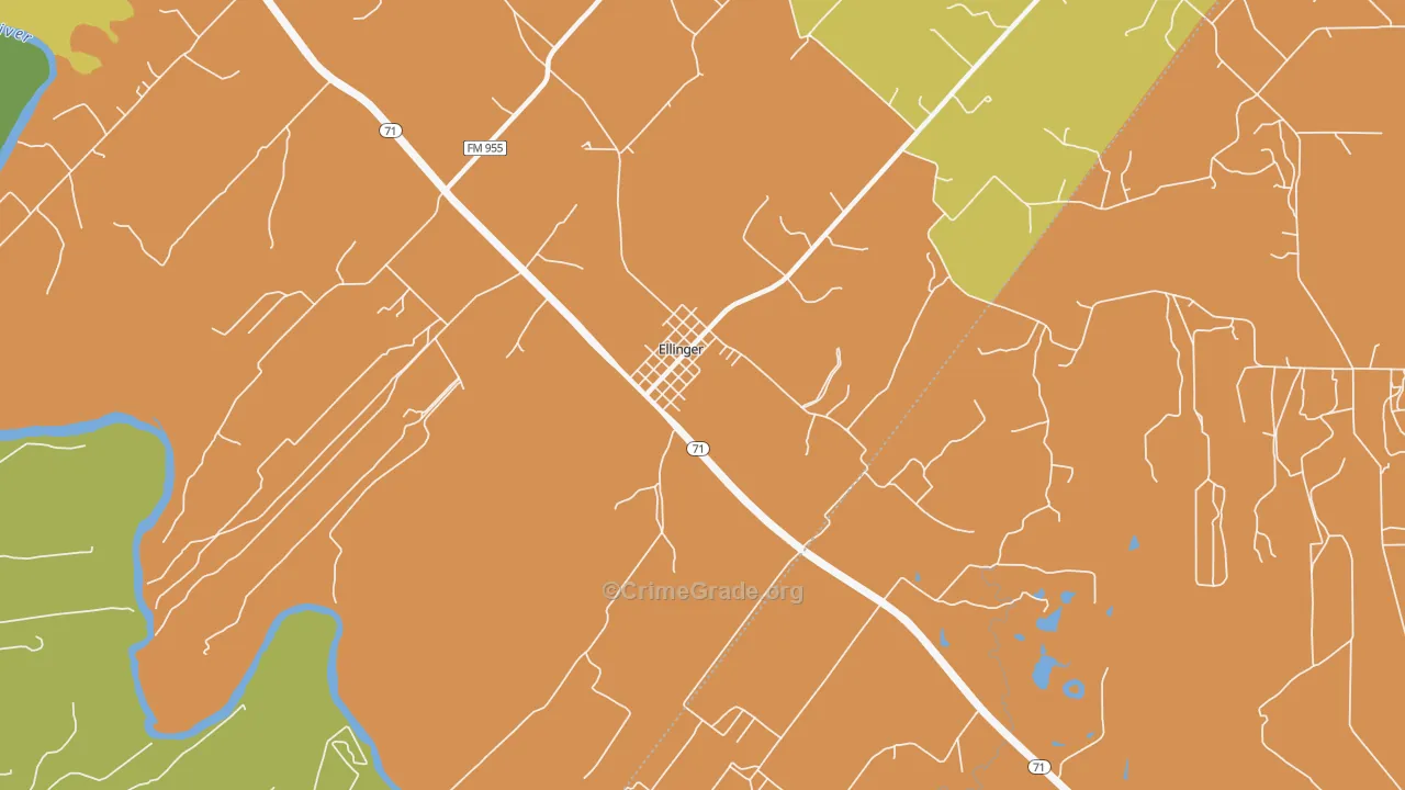 78938, TX Map of Theft Rates