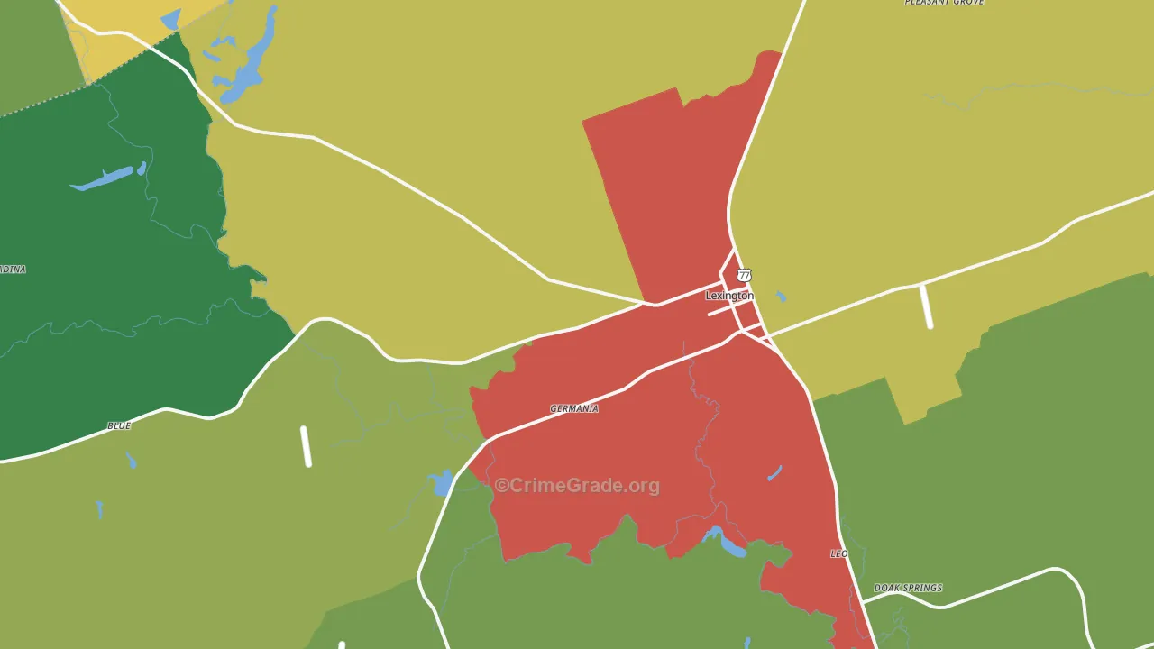 78947, TX Map of Theft Rates