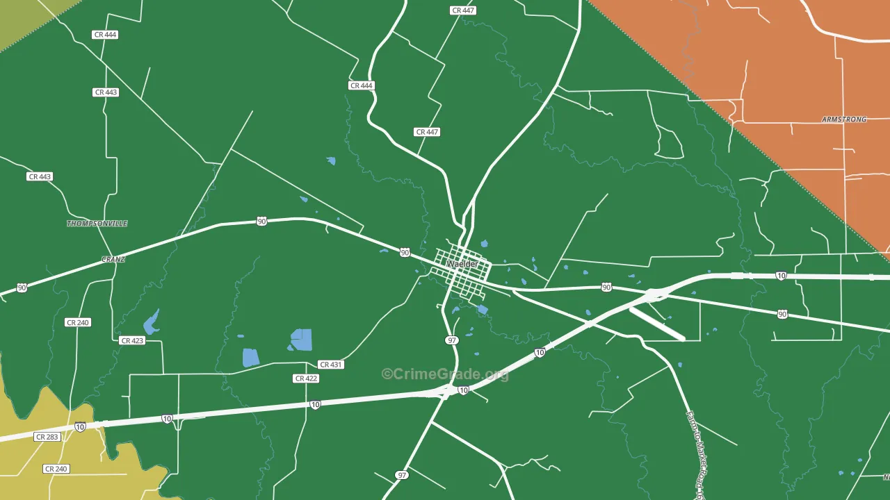 78959, TX Map of Theft Rates
