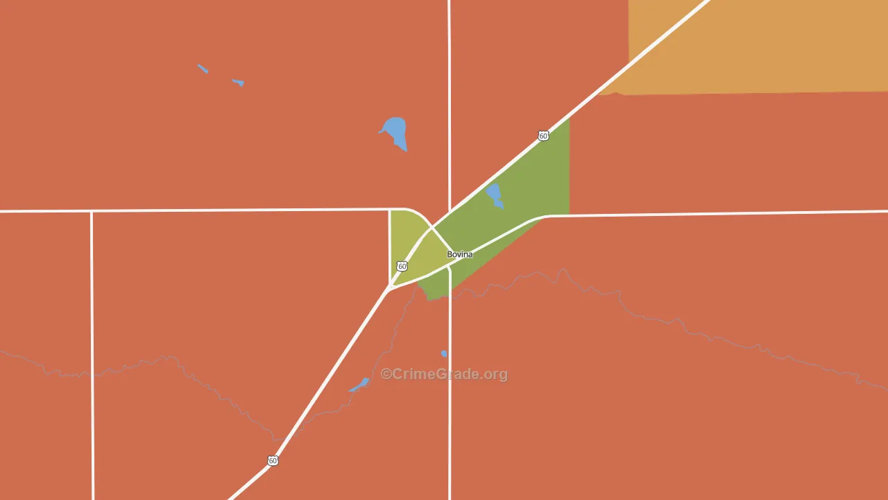 79009, TX Map of Theft Rates