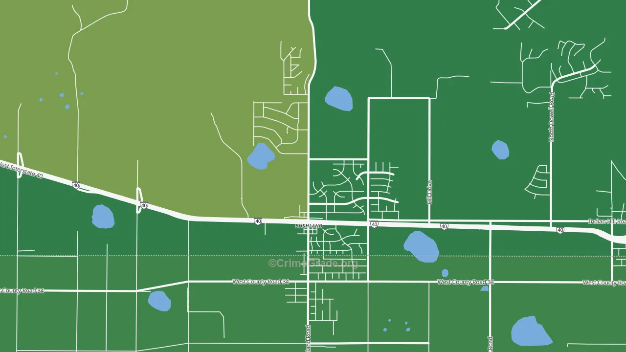 79012, TX Map of Theft Rates