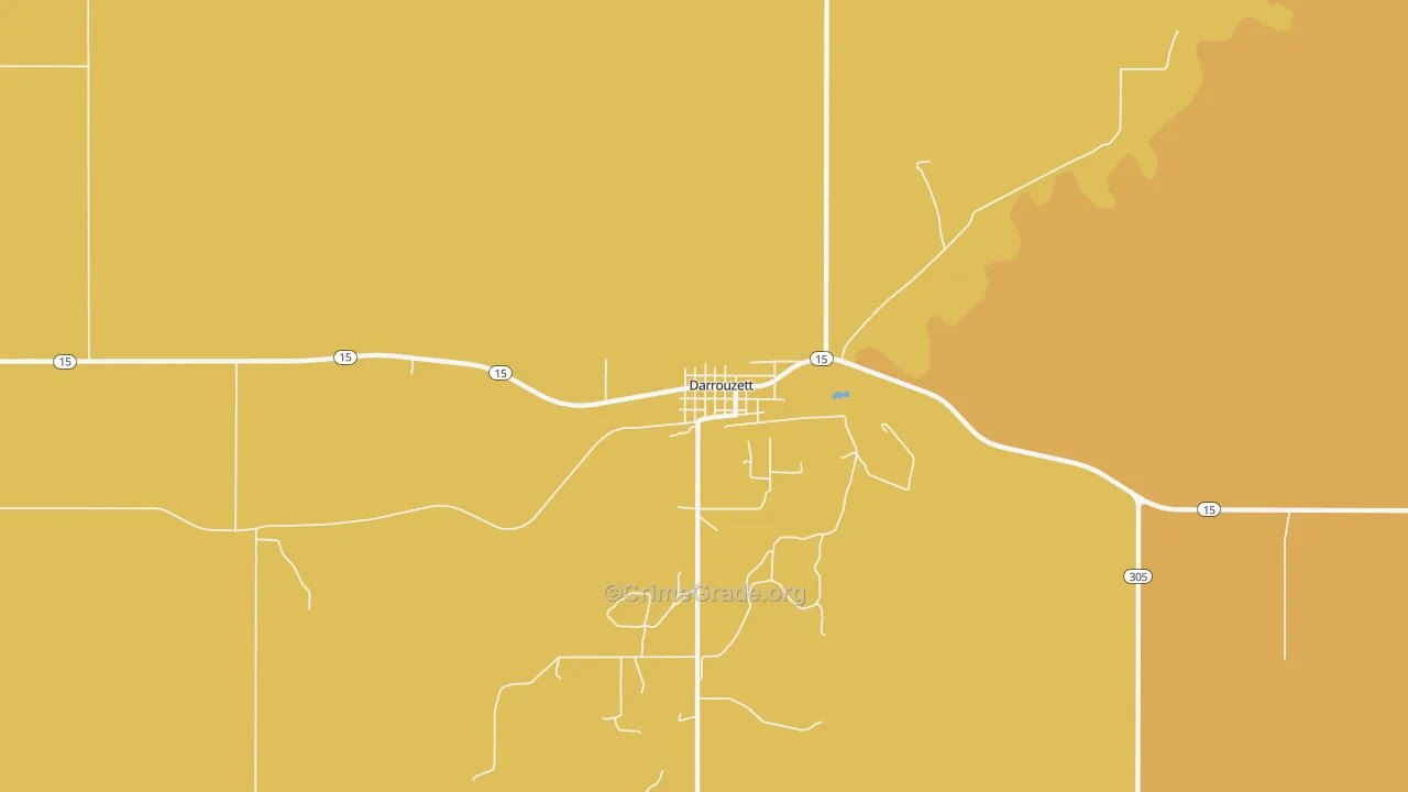 79024, TX Map of Theft Rates