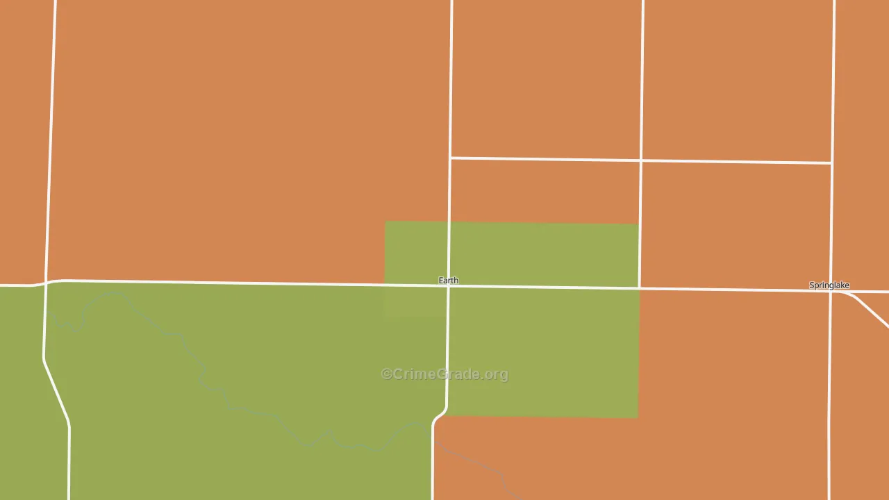 79031, TX Map of Theft Rates