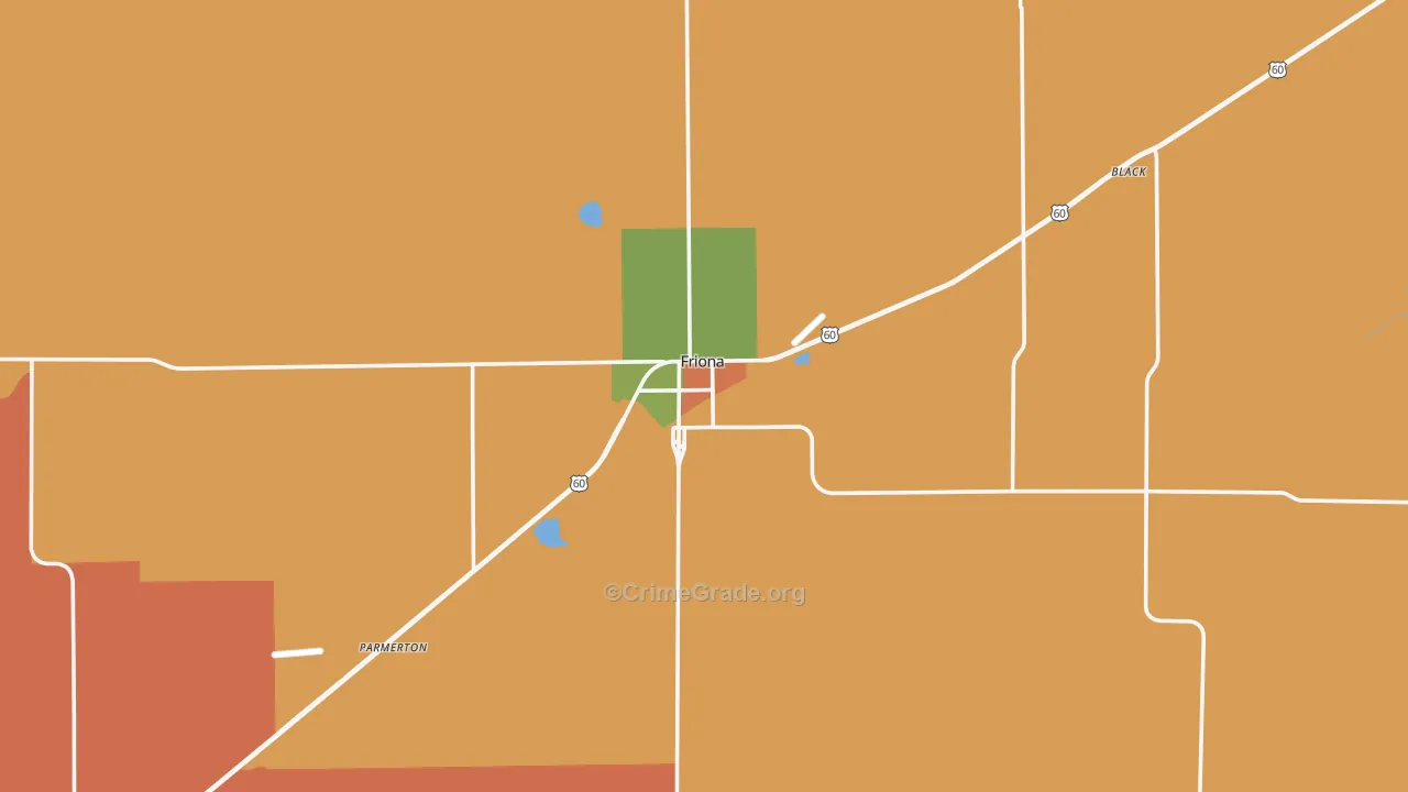 79035, TX Map of Theft Rates