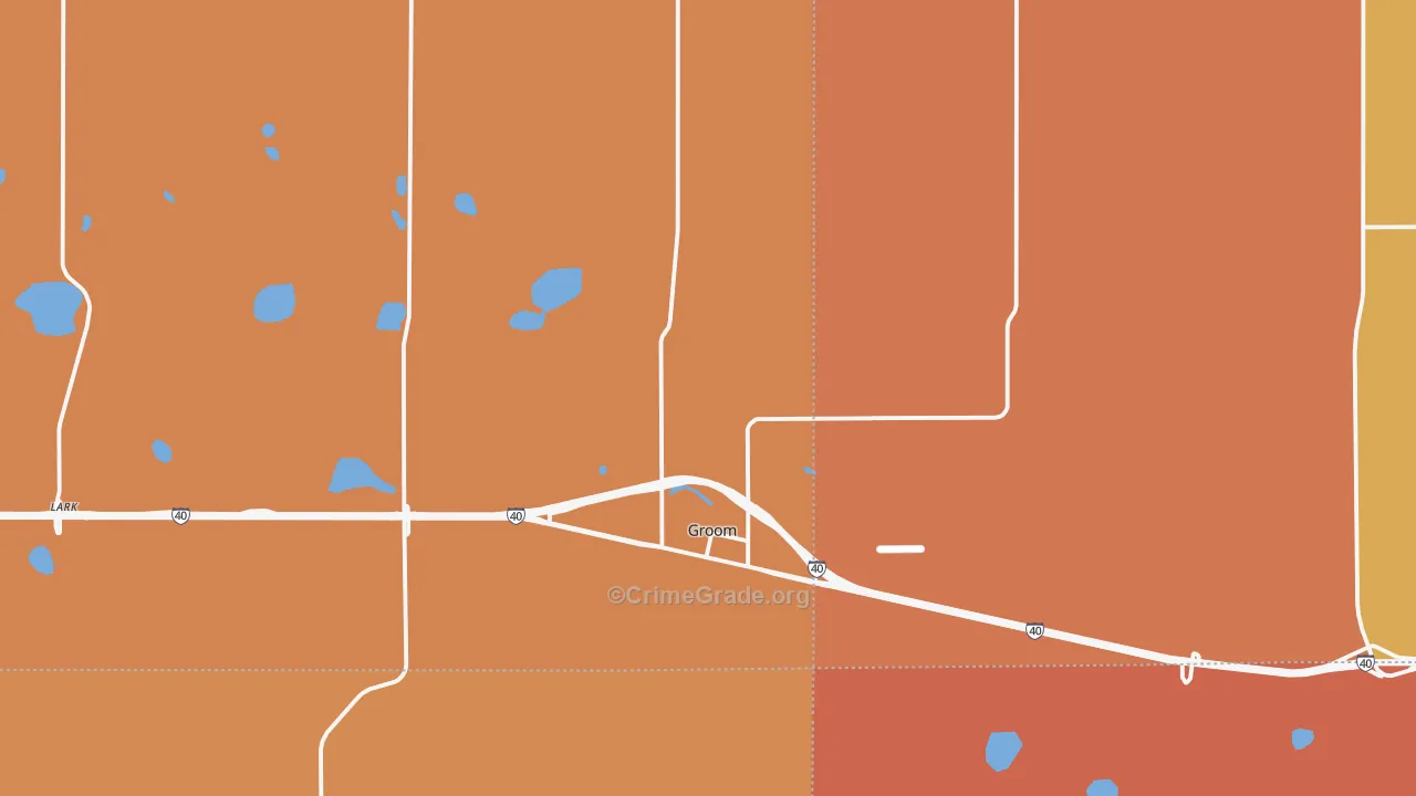 79039, TX Map of Theft Rates