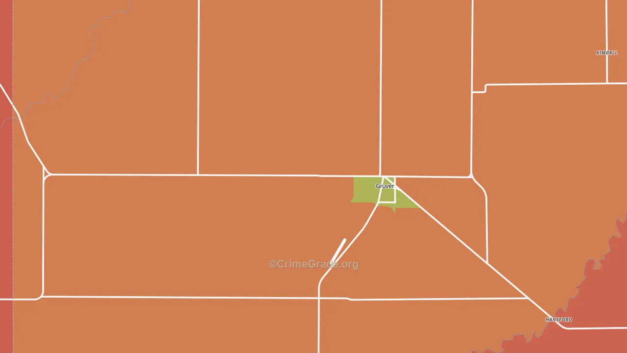 79040, TX Map of Theft Rates