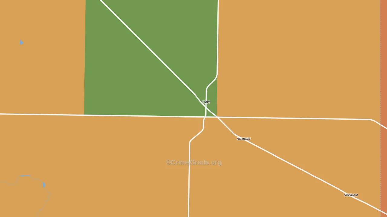 79043, TX Map of Theft Rates