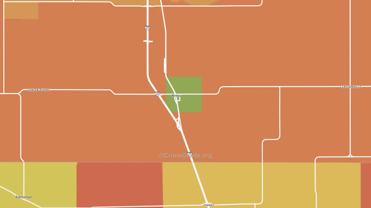 79052, TX Map of Theft Rates