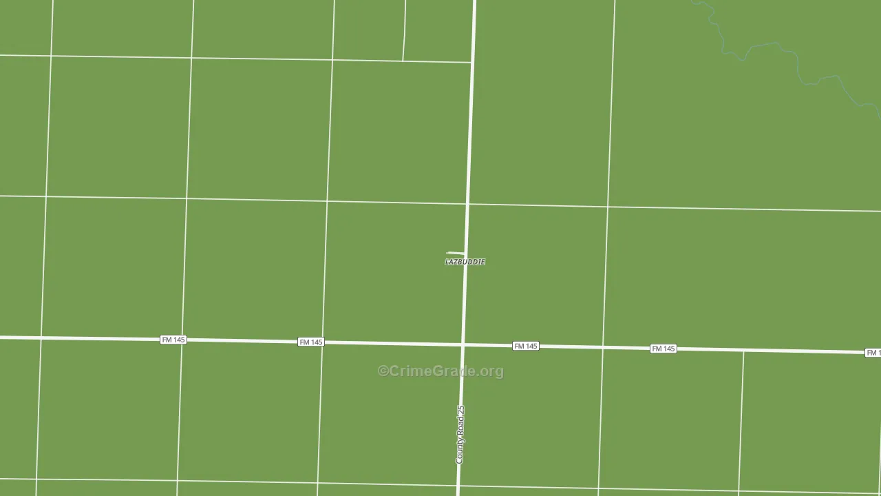 79053, TX Map of Theft Rates