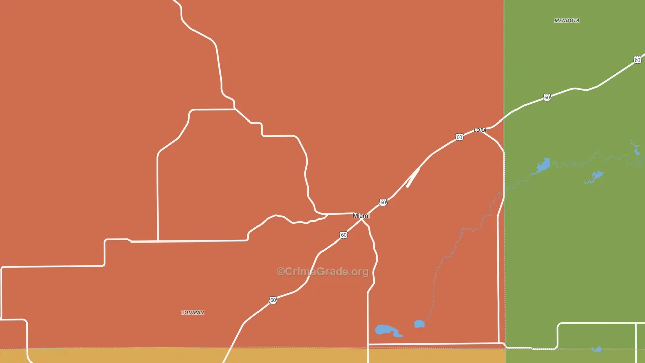 79059, TX Map of Theft Rates