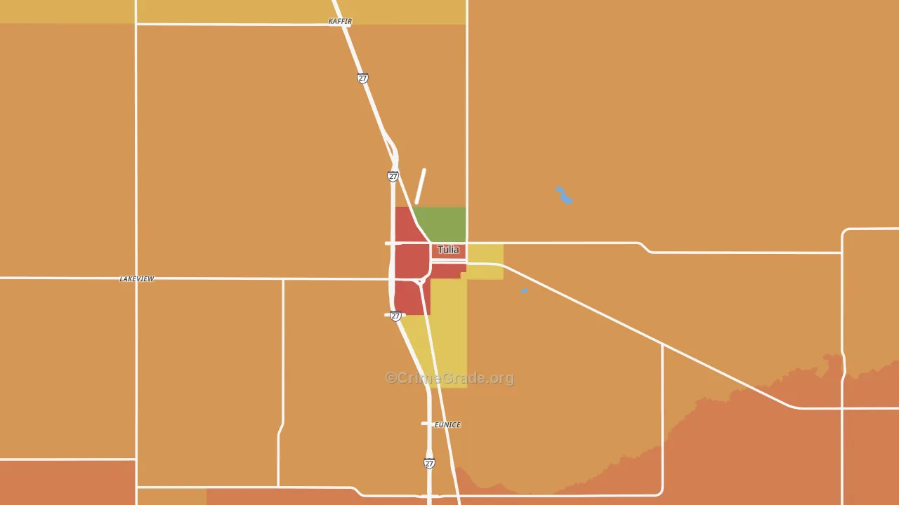 79088, TX Map of Theft Rates