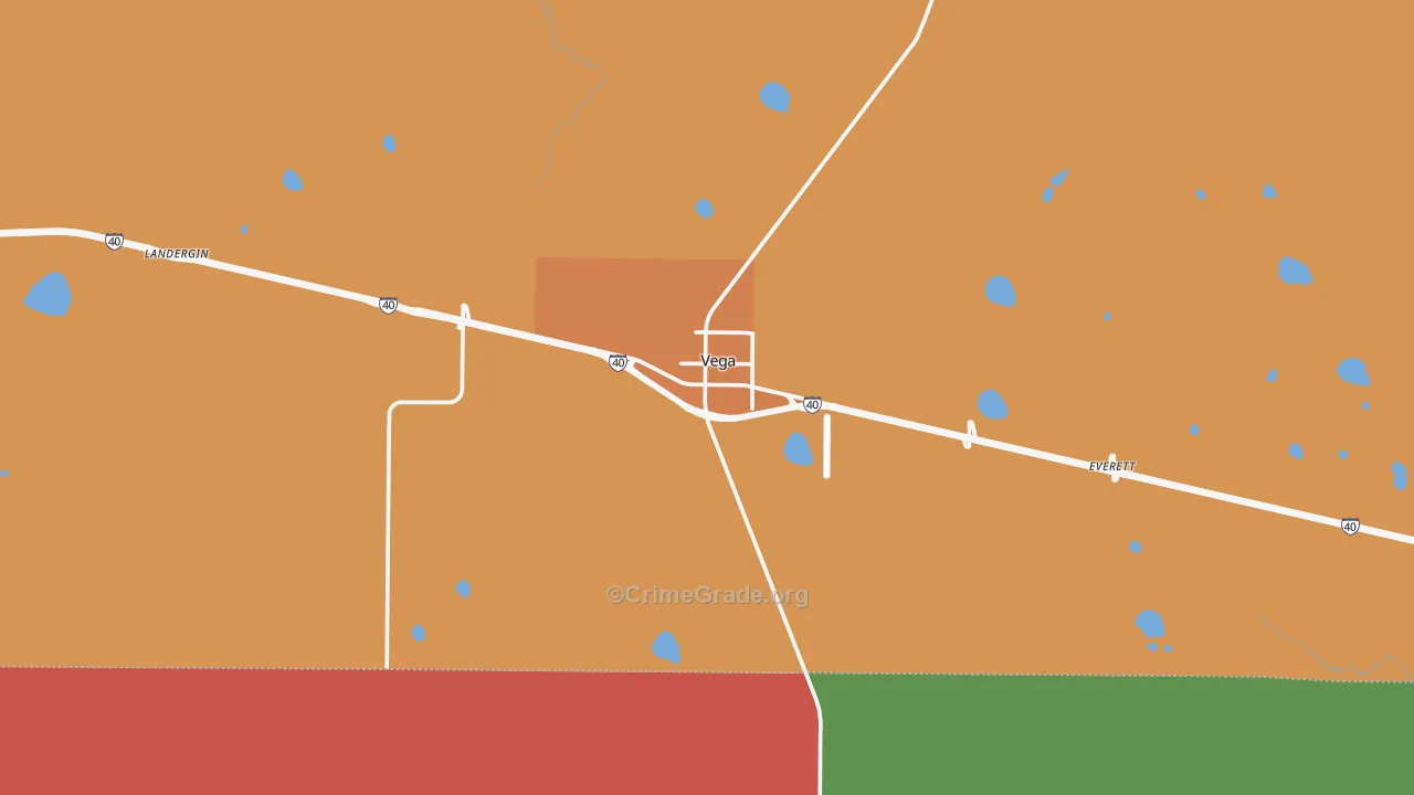 79092, TX Map of Theft Rates