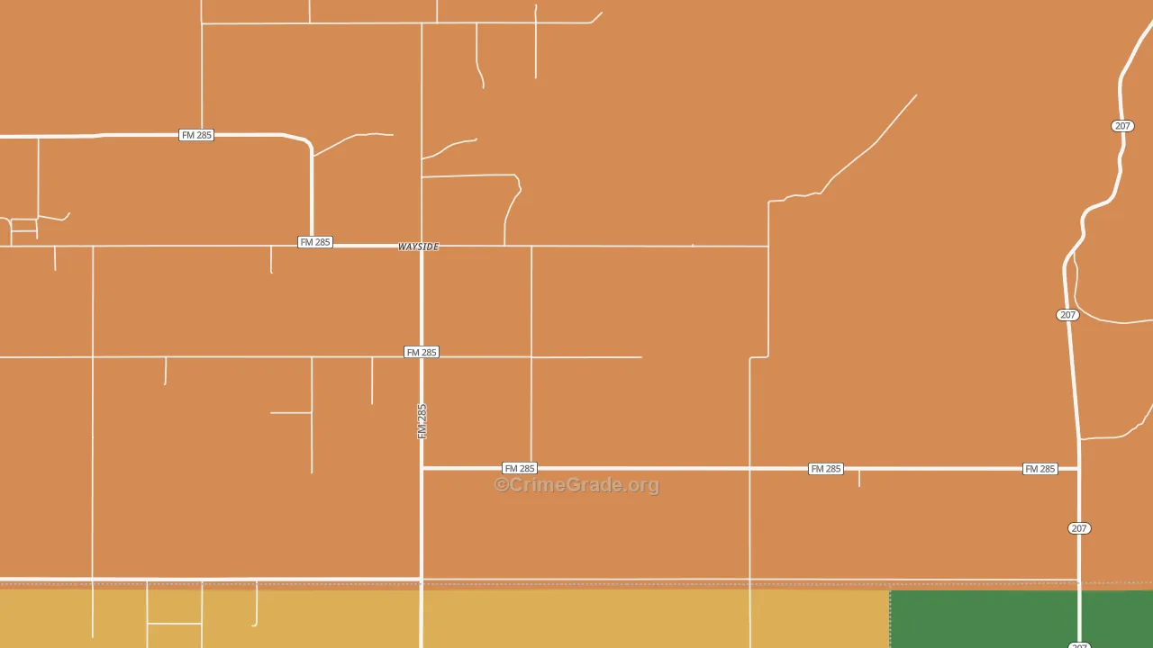 79094, TX Map of Theft Rates