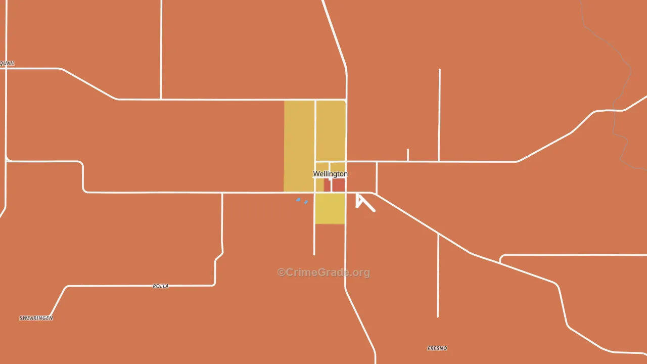 79095, TX Map of Theft Rates