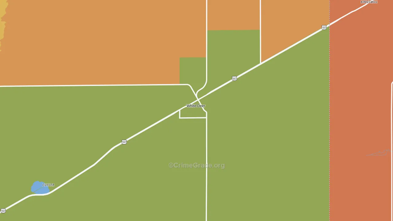 79097, TX Map of Theft Rates