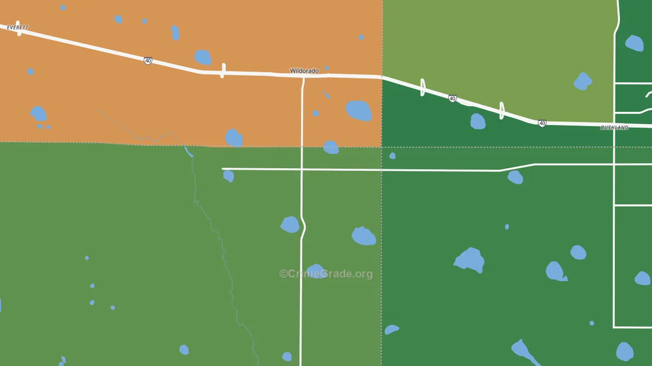 79098, TX Map of Theft Rates