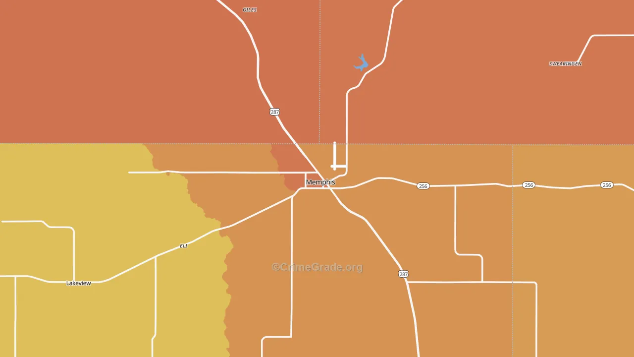 79245, TX Map of Theft Rates