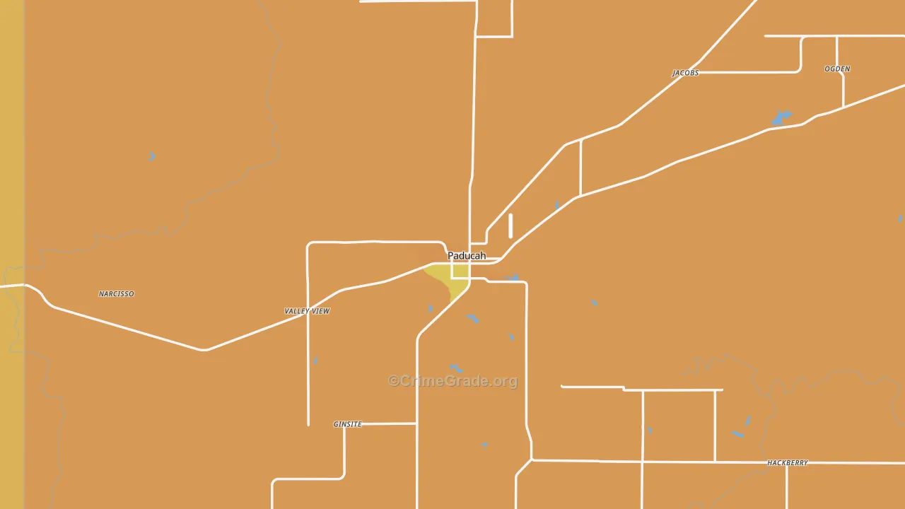 79248, TX Map of Theft Rates