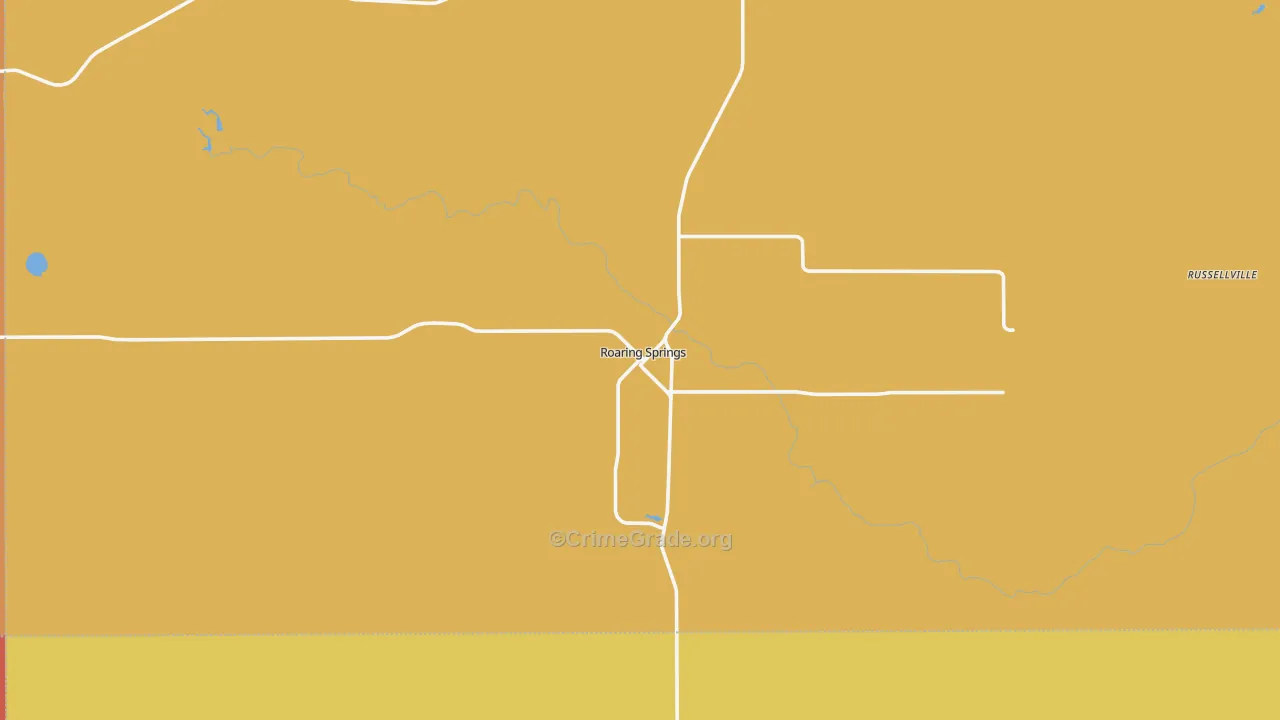 79256, TX Map of Theft Rates