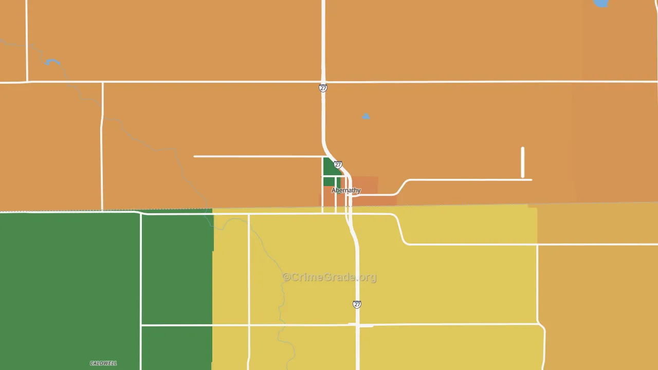79311, TX Map of Theft Rates
