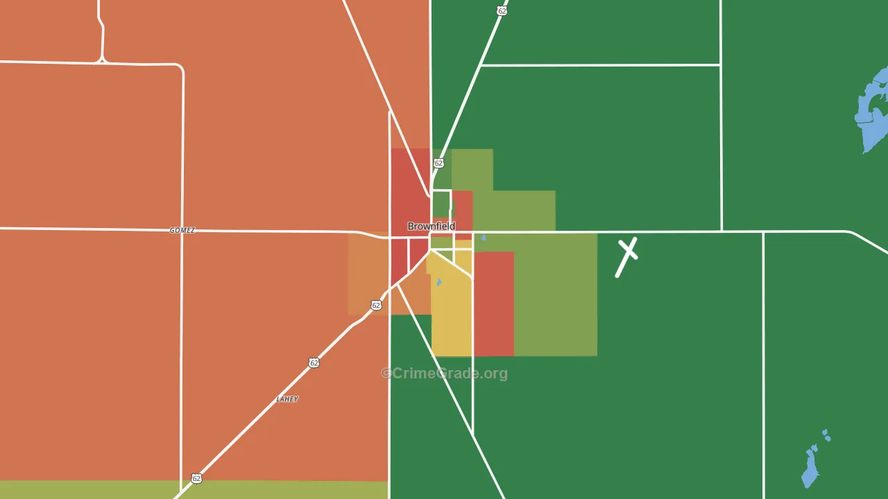 79316, TX Map of Theft Rates