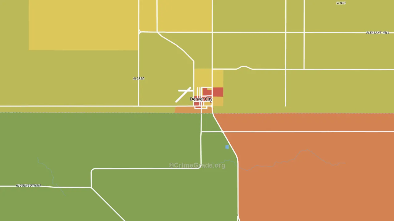 79323, TX Map of Theft Rates