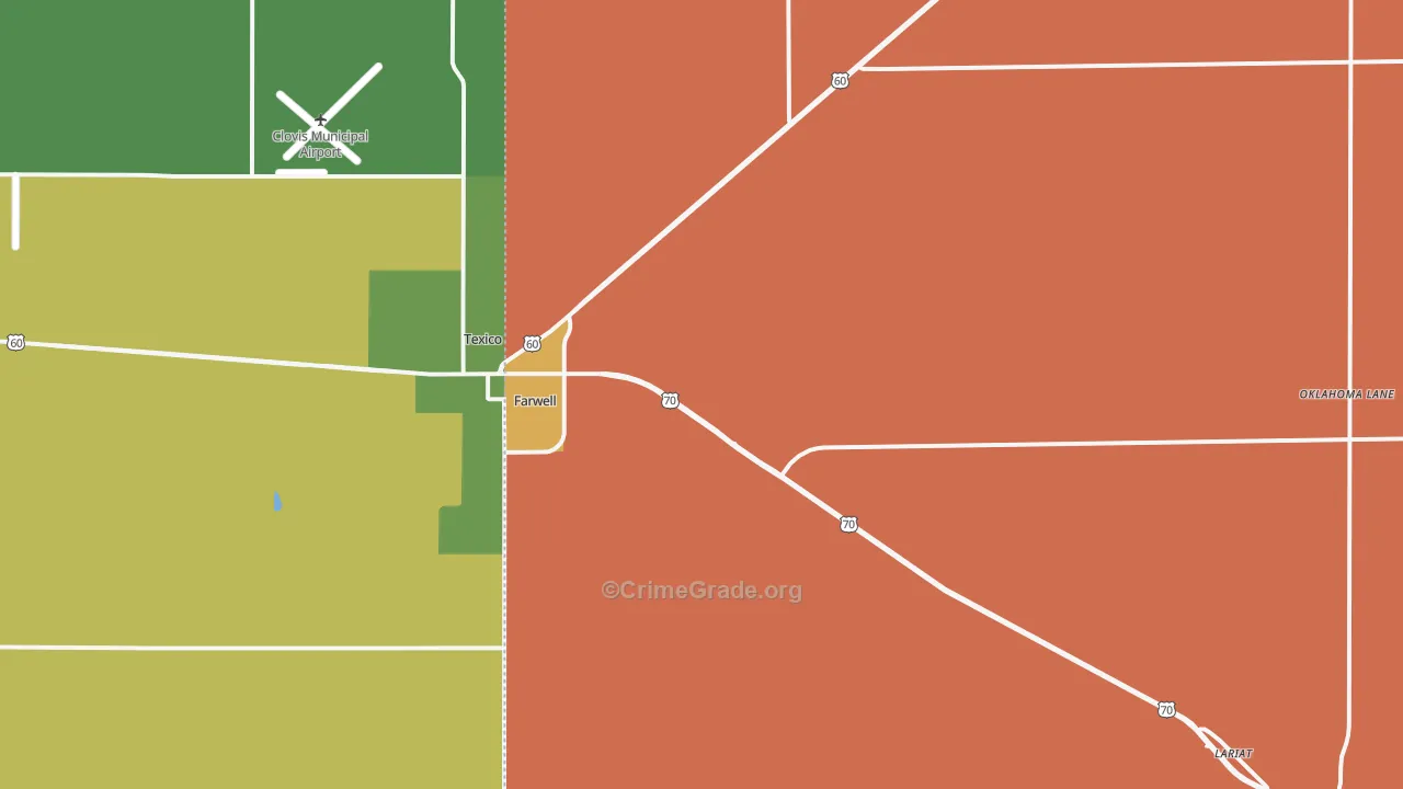 79325, TX Map of Theft Rates