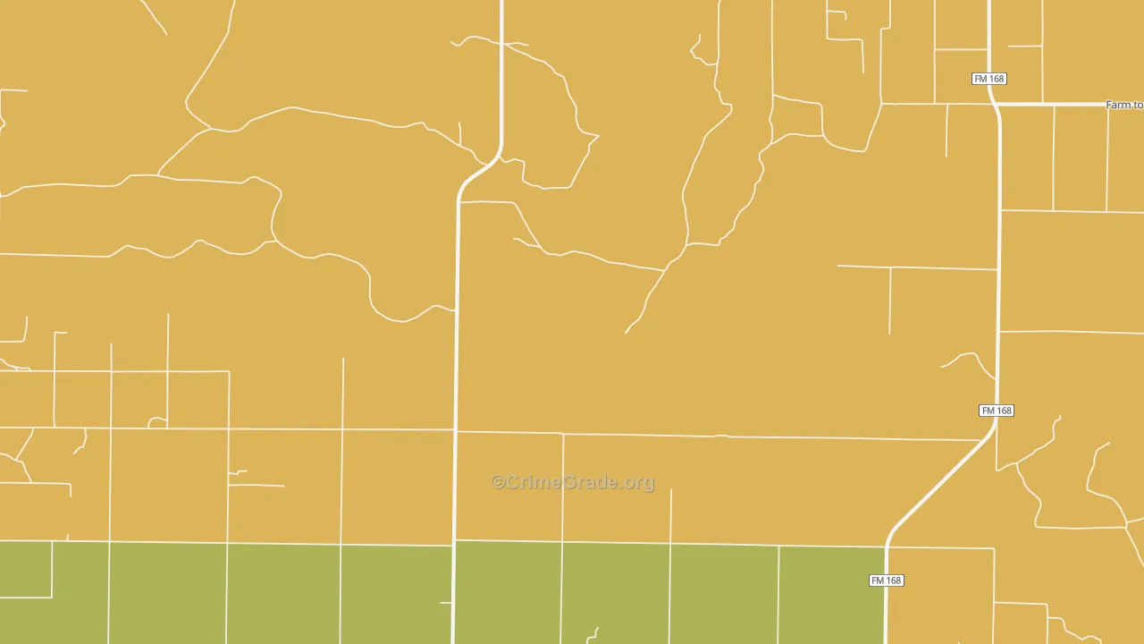 79326, TX Map of Theft Rates