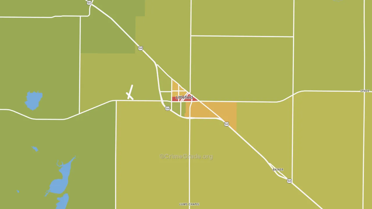 79339, TX Map of Theft Rates