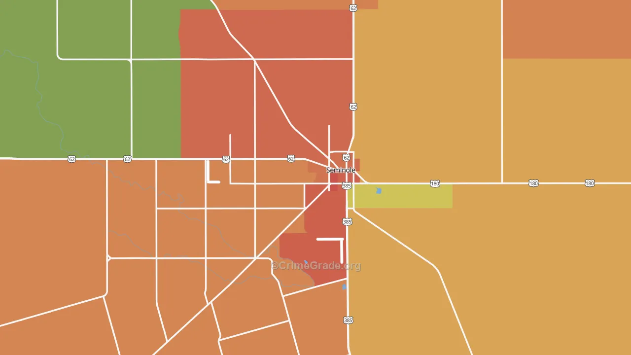 79360, TX Map of Theft Rates