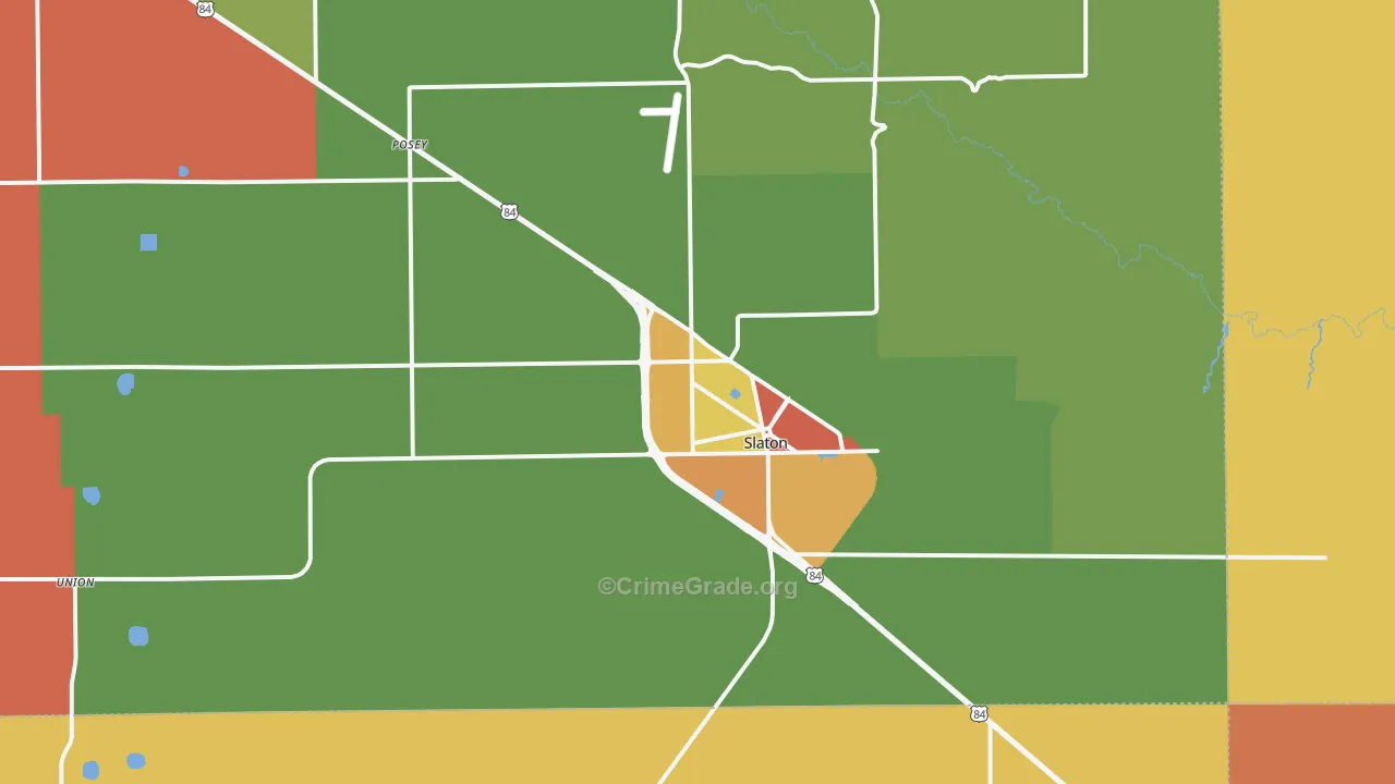 79364, TX Map of Theft Rates