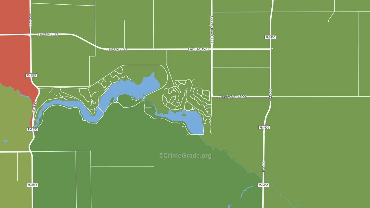 79366, TX Map of Theft Rates