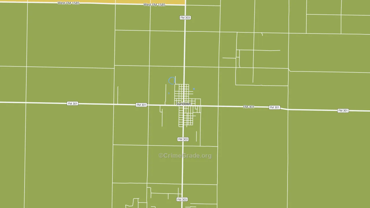 79372, TX Map of Theft Rates
