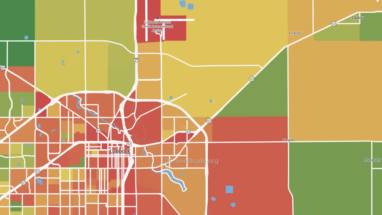 79403, TX Map of Theft Rates