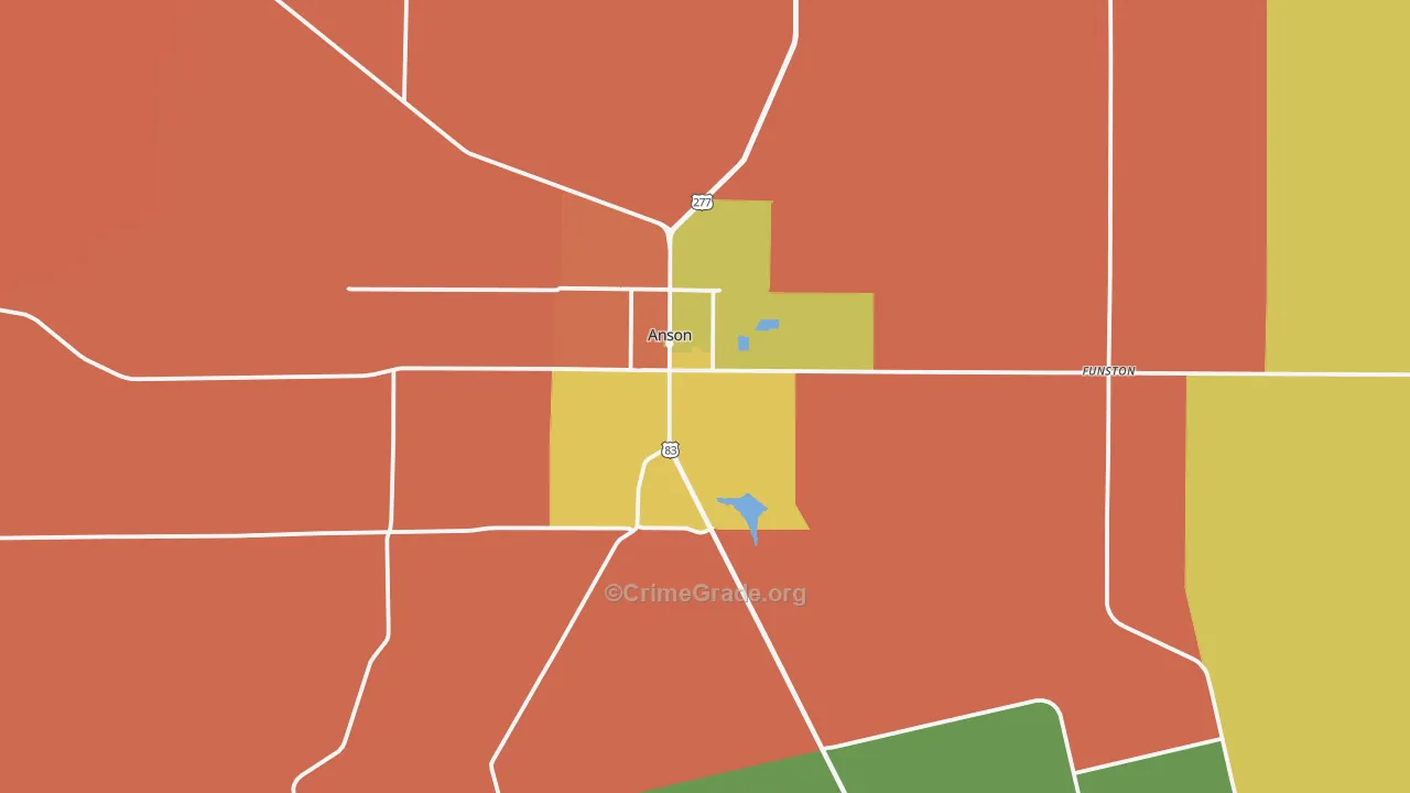 79501, TX Map of Theft Rates
