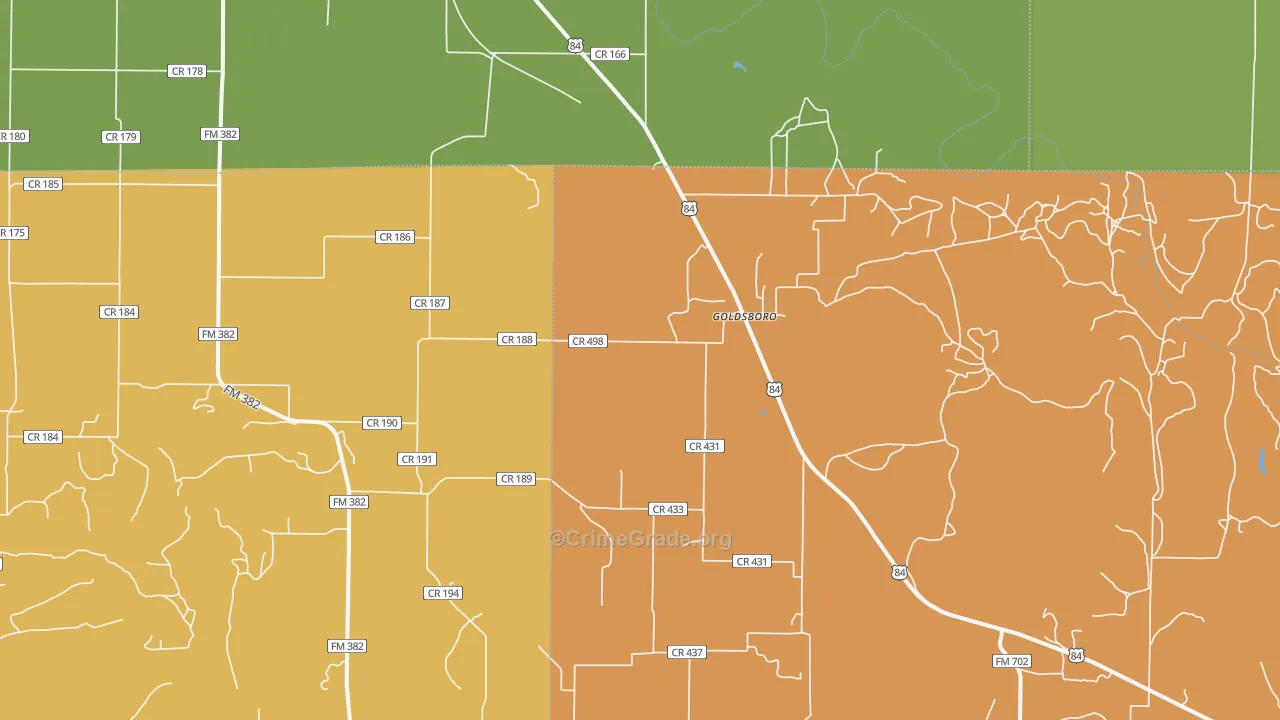 79519, TX Map of Theft Rates