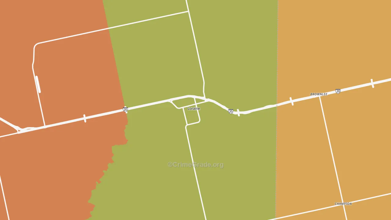 79532, TX Map of Theft Rates