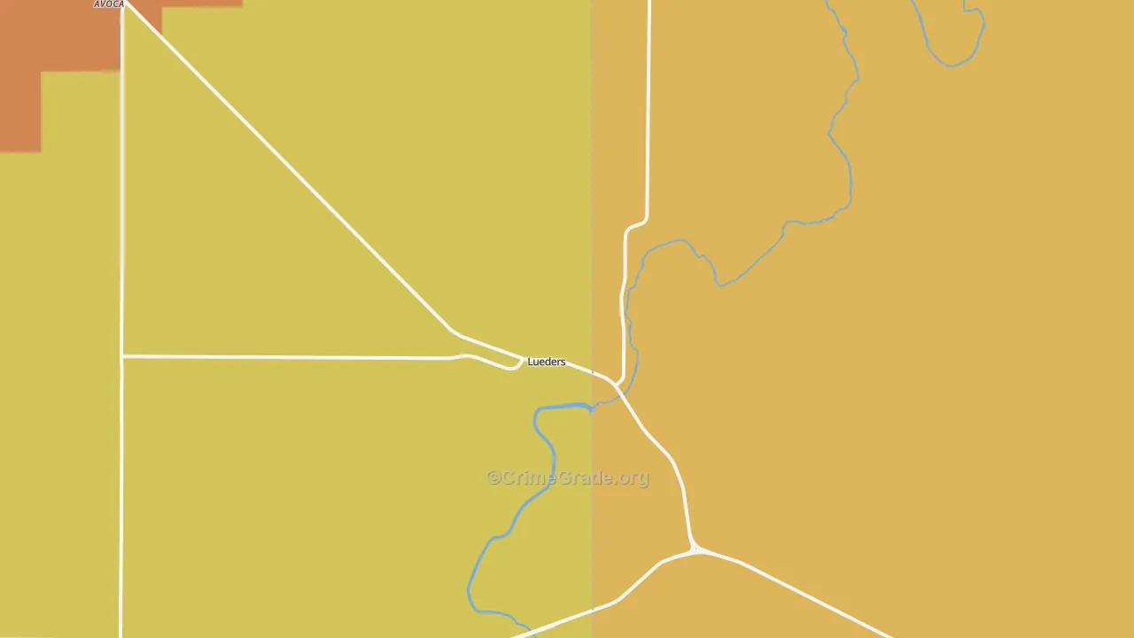 79533, TX Map of Theft Rates