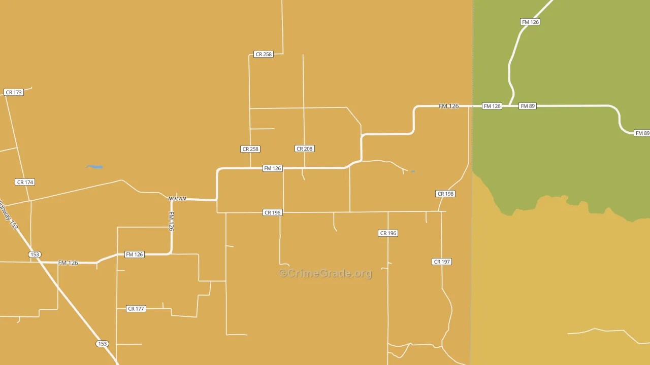 79537, TX Map of Theft Rates