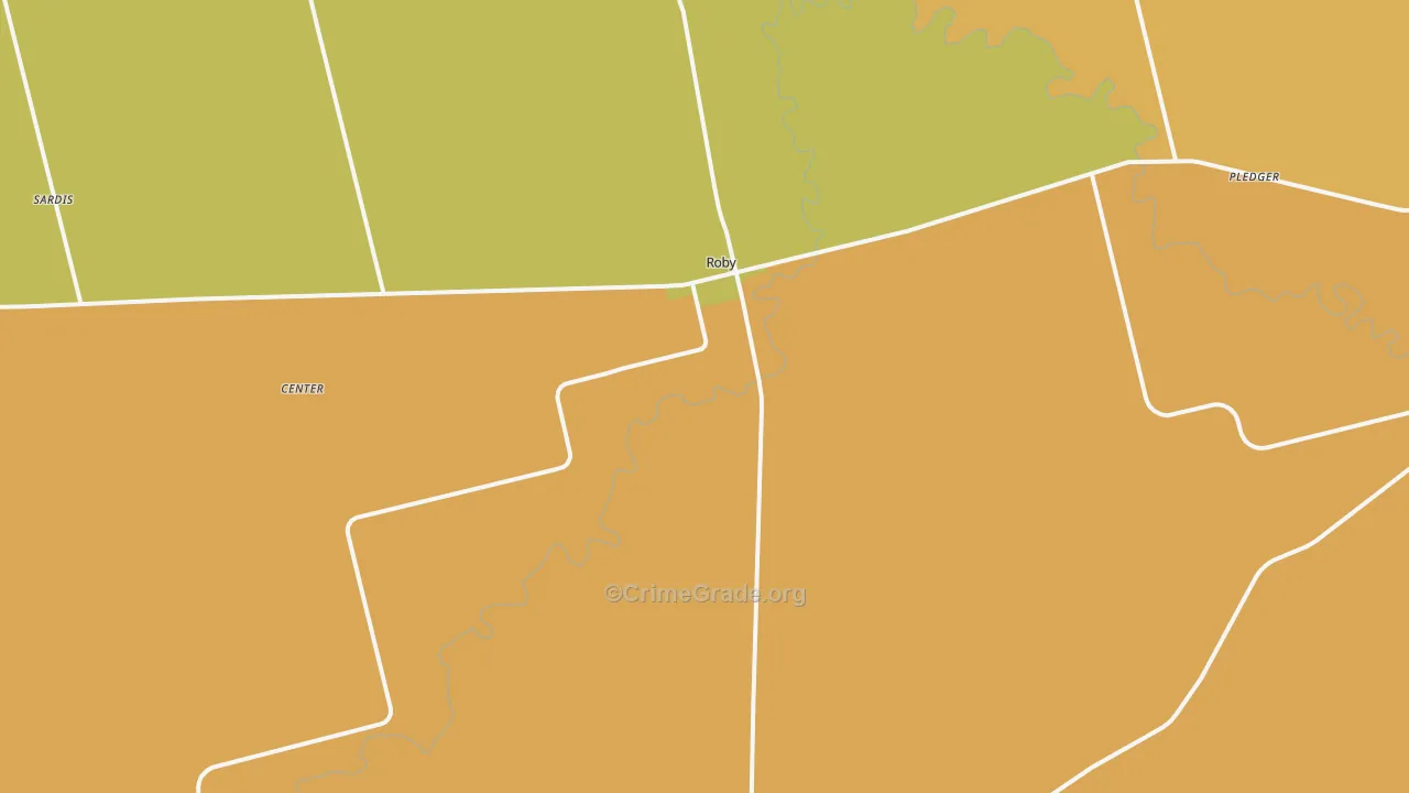 79543, TX Map of Theft Rates