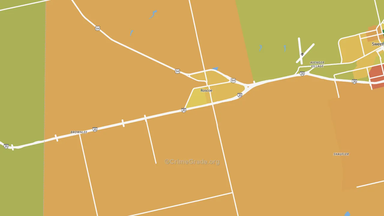 79545, TX Map of Theft Rates