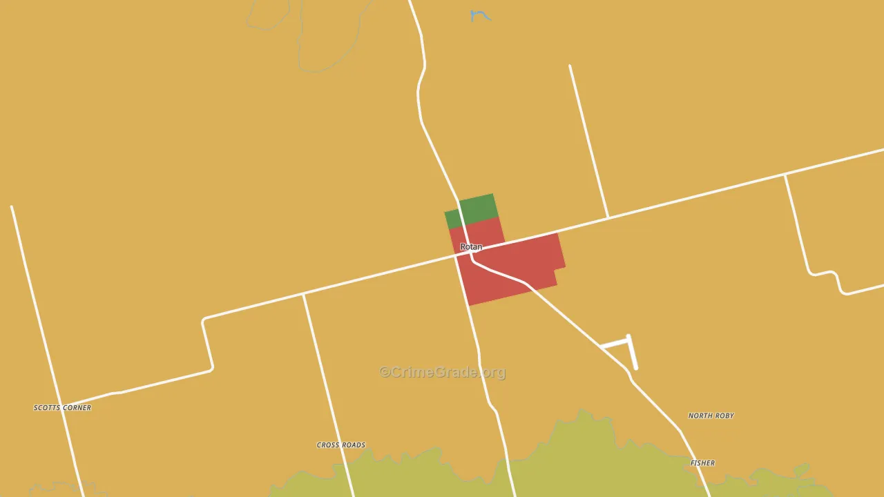 79546, TX Map of Theft Rates