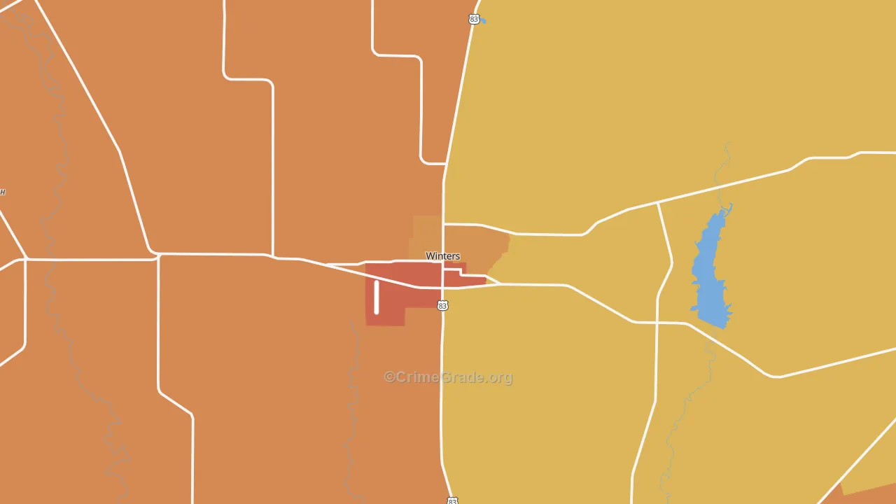 79567, TX Map of Theft Rates