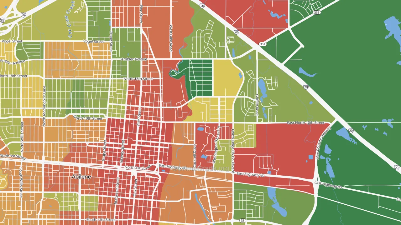 79699, TX Map of Theft Rates