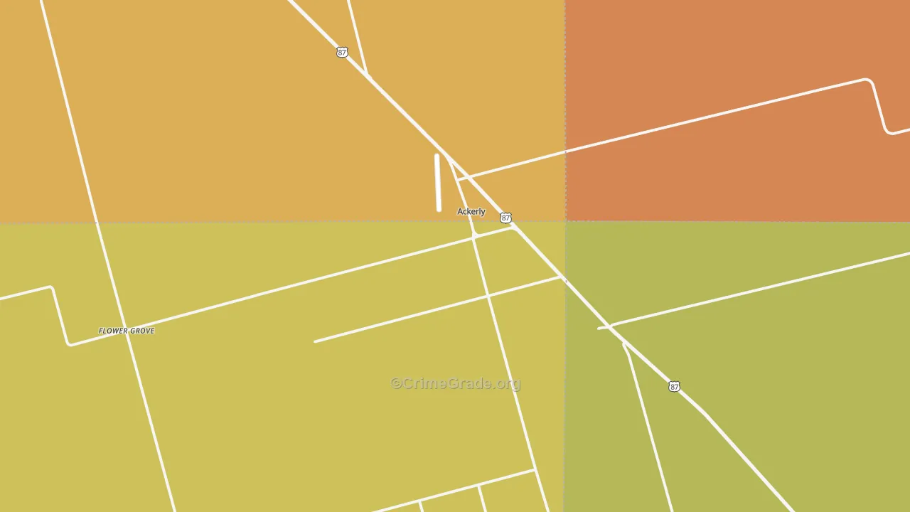 79713, TX Map of Theft Rates