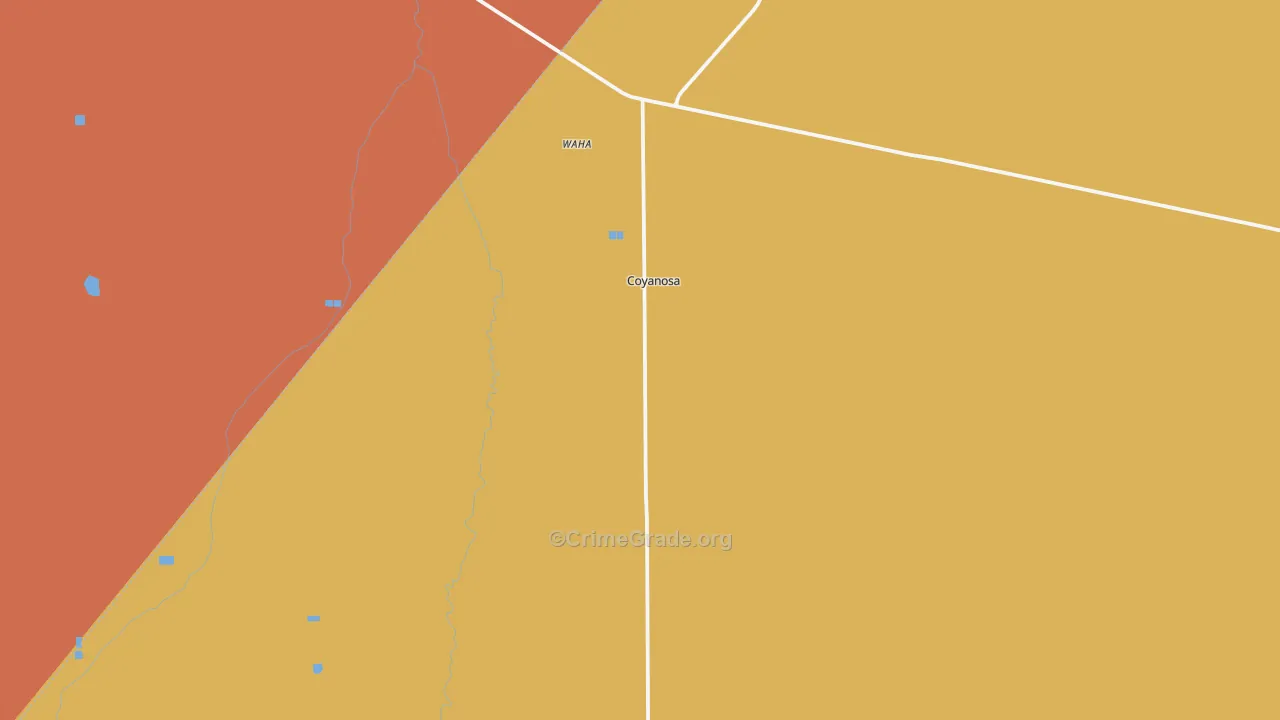 79730, TX Map of Theft Rates