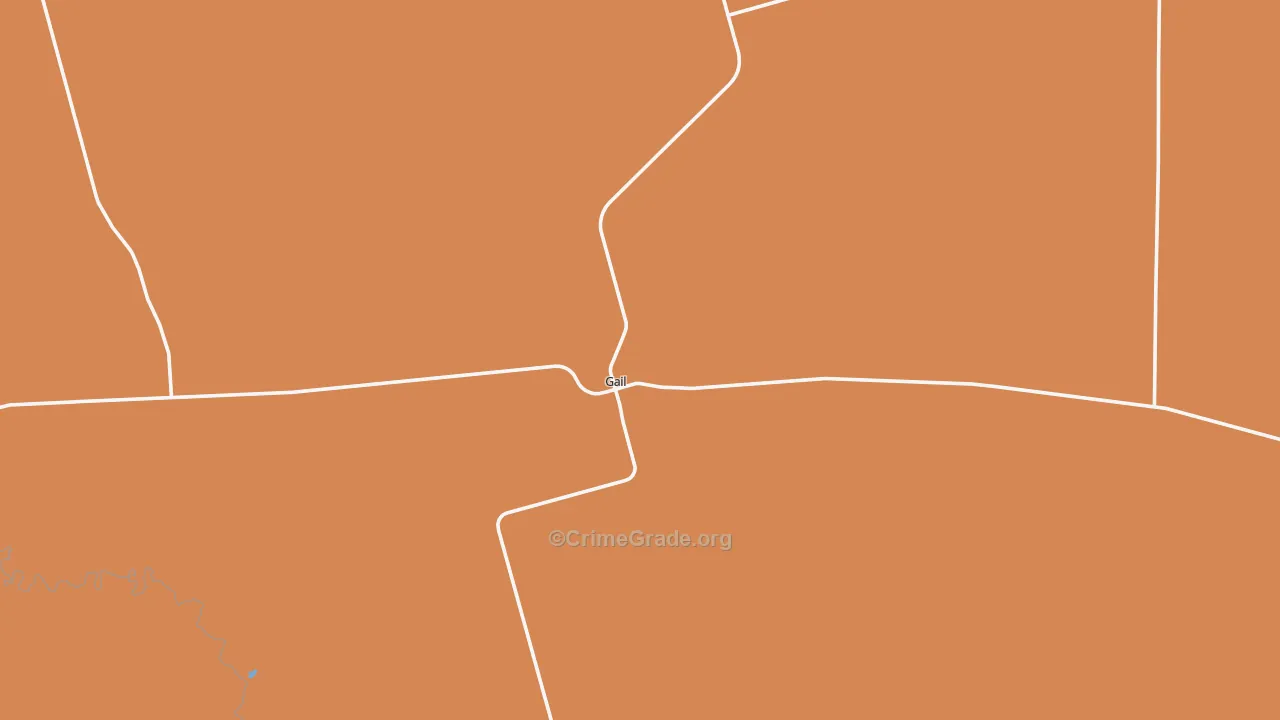 79738, TX Map of Theft Rates