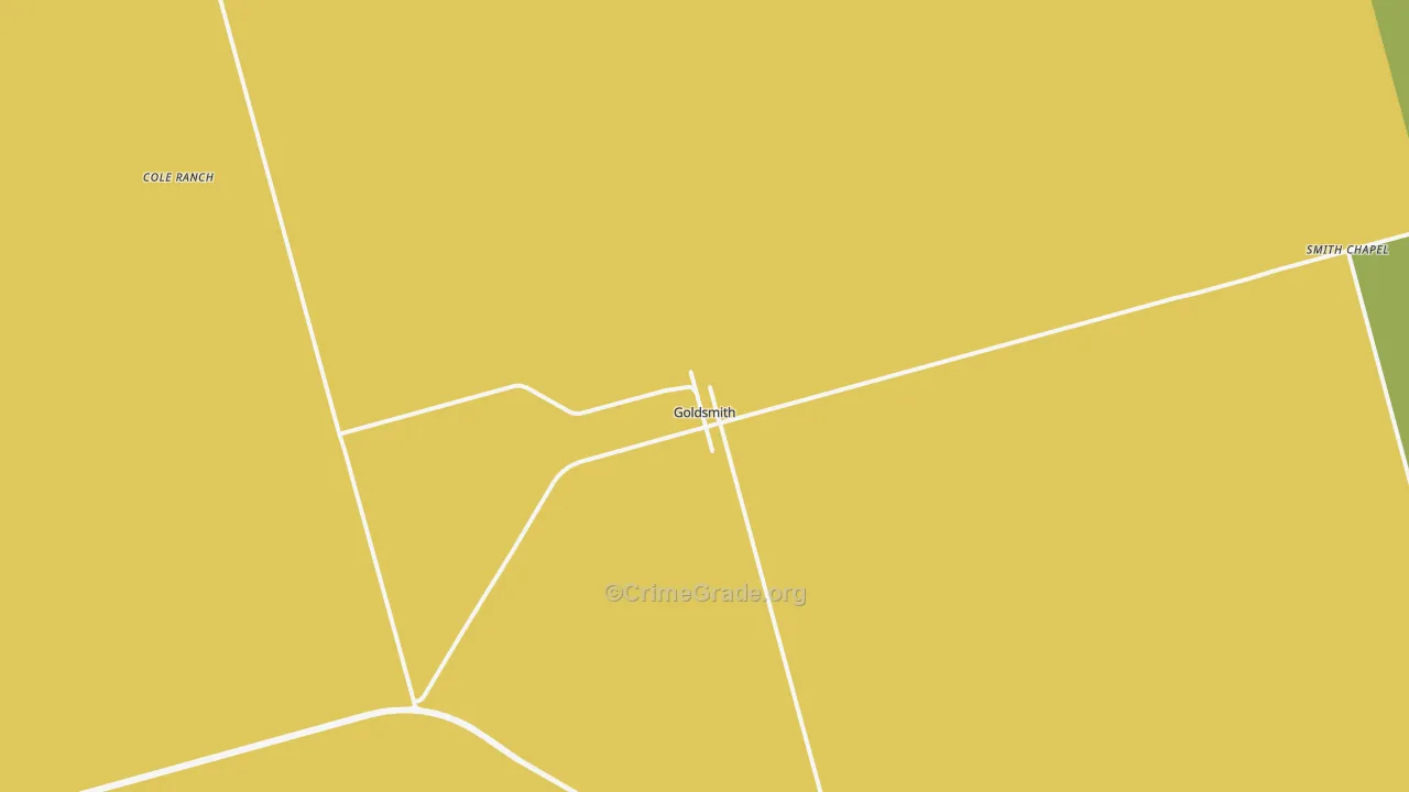79741, TX Map of Theft Rates