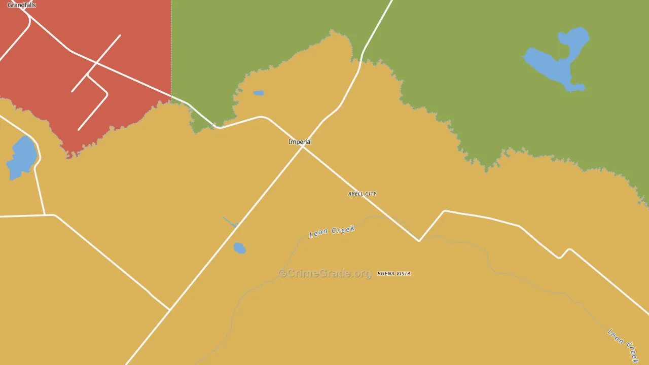 79743, TX Map of Theft Rates
